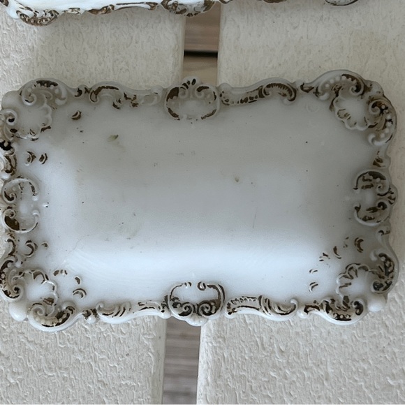 milk glass box Victorian trinket box antique - Picture 4 of 8